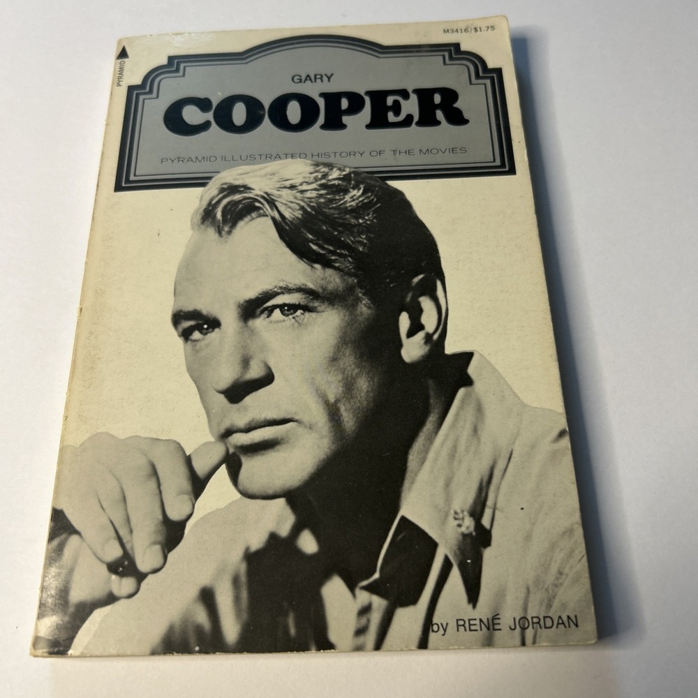 Gary Cooper René Jordan‎ 1974 First Edition Pyramid Illustrated History